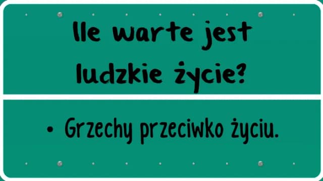 Ile jest warte ludzkie życie? Etyczne dylematy i wartości życia Ile jest warte ludzkie życie? Etyczne dylematy i wartości życia