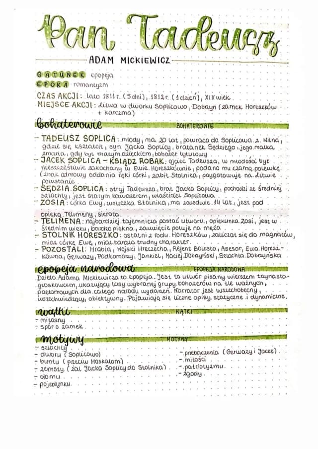 Pan Tadeusz epoka: Jak romantyzm kształtował polską kulturę Pan Tadeusz epoka: Jak romantyzm kształtował polską kulturę