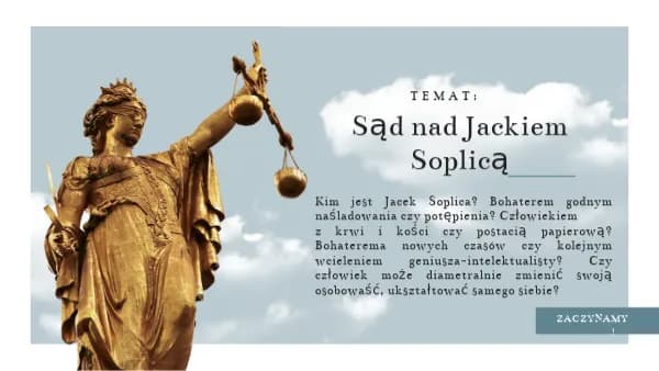 Czy Jacek Soplica zasłużył na rehabilitację? Kontrowersje i argumenty Czy Jacek Soplica zasłużył na rehabilitację? Kontrowersje i argumenty